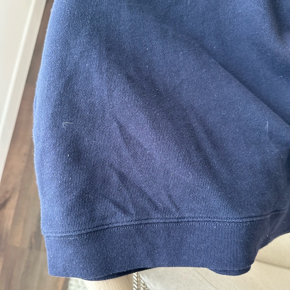 J. Crew Blue Sweatshirt with Ruffles - Picture 5 of 5